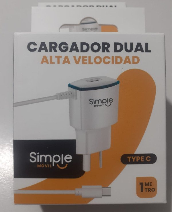 Producto - Cargador Dual Simple Tipo C