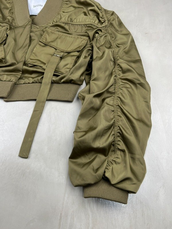 Producto - Satin Cargo Bomber Jacket - 5