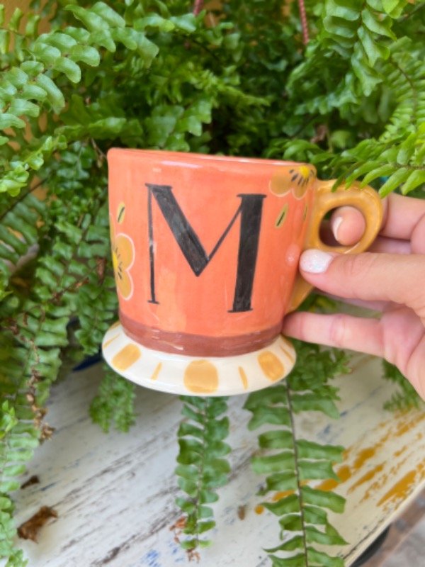 Producto - Por pedido: Letter mug naranja