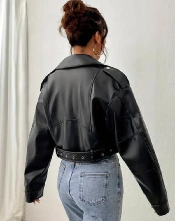 Producto - CAMPERA OVERZISE ZARA ECO CUERO - 3