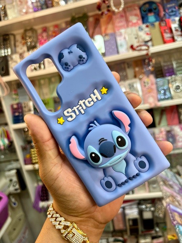 Producto - Funda Silicona Stitch con Pop Samsung S23 Ultra/S24 ultra/S25 ultra