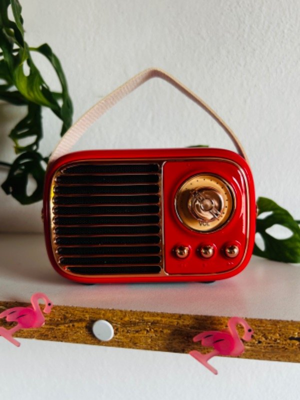Producto - Parlante Bluetooth con diseño de Radio Vintage - 5
