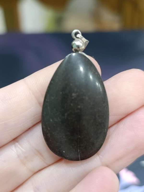 Producto - Dije onix negro oval
