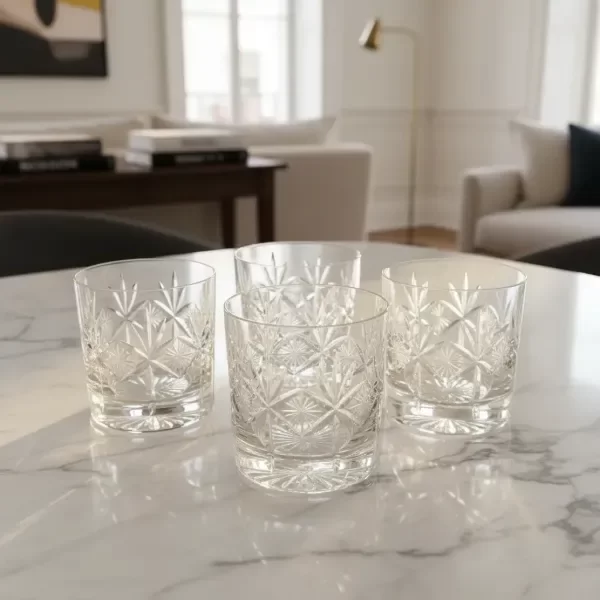 Producto - Vasos De Whisky De Cristal Vintage