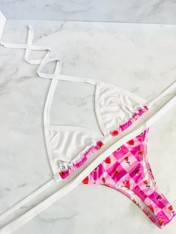 BK CORA ESTAMPADA - GIRLY POP CON BLANCO — imagen 3