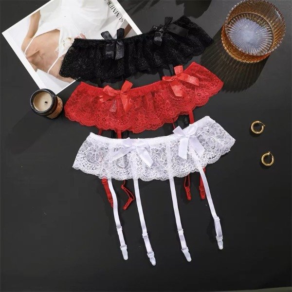 Producto - Arnés Portaligas con dos moños - T.U