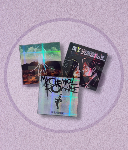 Producto - STICKERS HOLOGRÁFICOS - MY CHEMICAL ROMANCE - CD'S