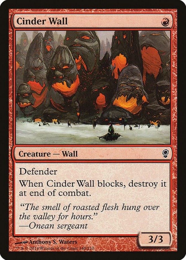 Producto - Cinder Wall  Magic: The Gathering Conspiracy