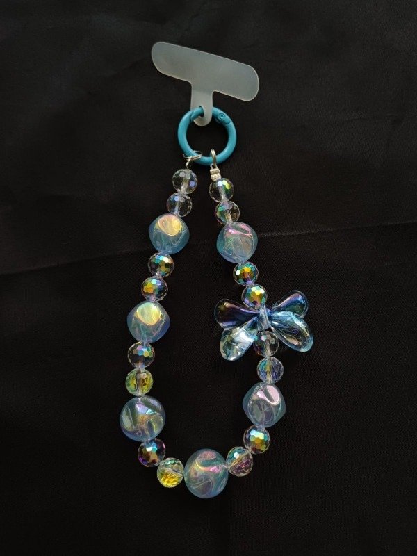 Producto - Strap chunky azul moño