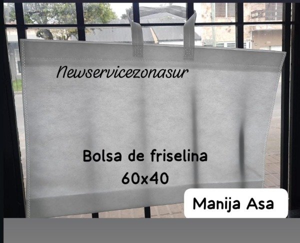 Producto - BOLSA FRISELINA ASA BLANCA 60X40