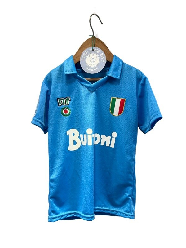 Producto - Camiseta Napoli retro Maradona - niño