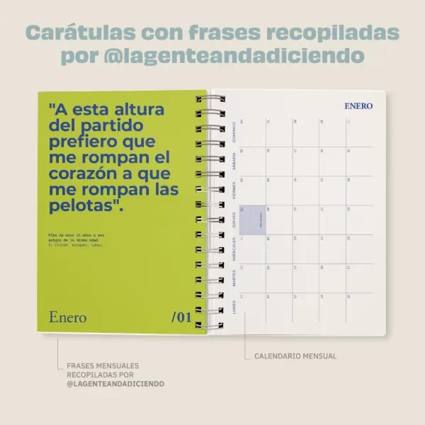 Producto - Agenda neutra Sabés - 2