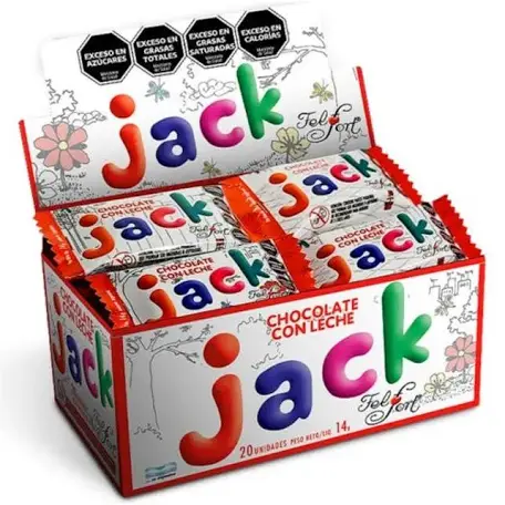 Producto - CHOCOLATE JACK MAFALDA FEL FORT X20Un