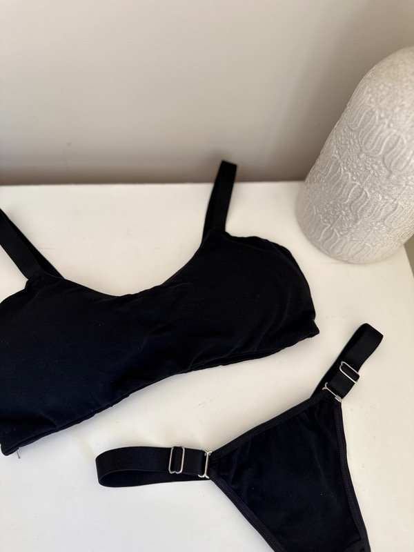 Producto - Conjunto Ser algodón negro