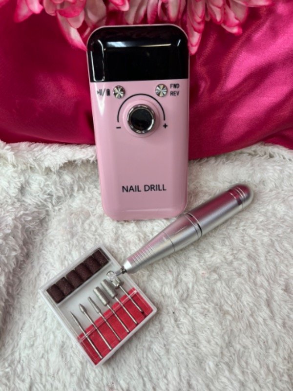 Producto - Torno de uña recargable v6/24-Rosado