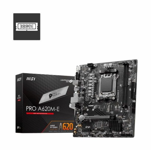 Producto - Placa Madre MSI AM5 PRO A620M-E DDR5 BOX M-ATX