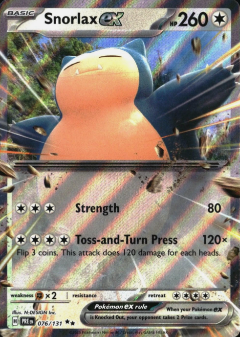 Producto - Snorlax ex - 076/131 - Prismatic Evolutions - Holo