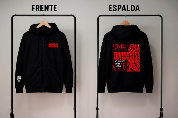 Producto - CAMPERA DIVIDIDOS 40 DIBUJOS AHI EN EL PISO