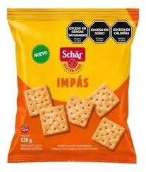 Producto - Impás crackers Schar clásicas por 120 grs