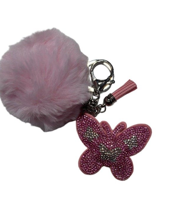 Producto - Llavero corazón pom