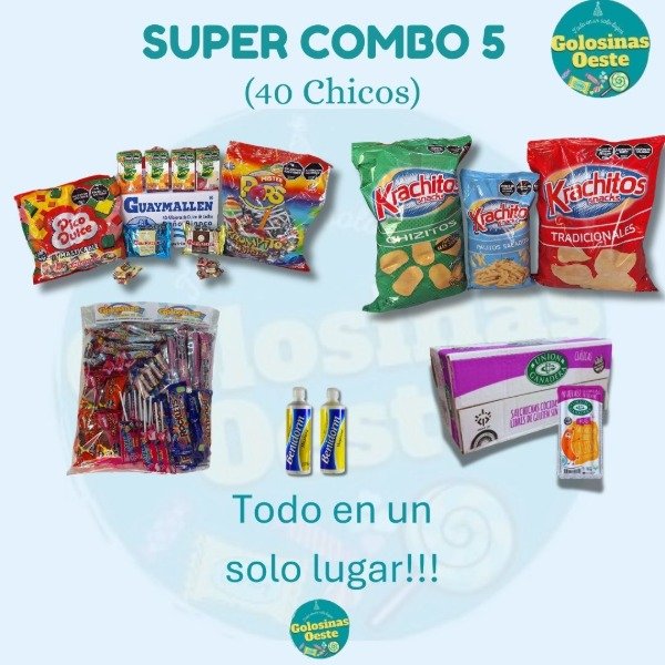 Producto - Super combo 5 ( 40 chicos)