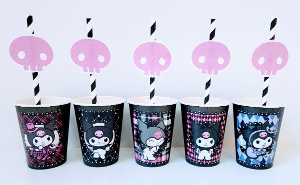 Producto - Kuromi Vaso X 5 unidades