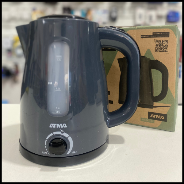 Producto - PAVA ELECTRICA ATMA GRIS