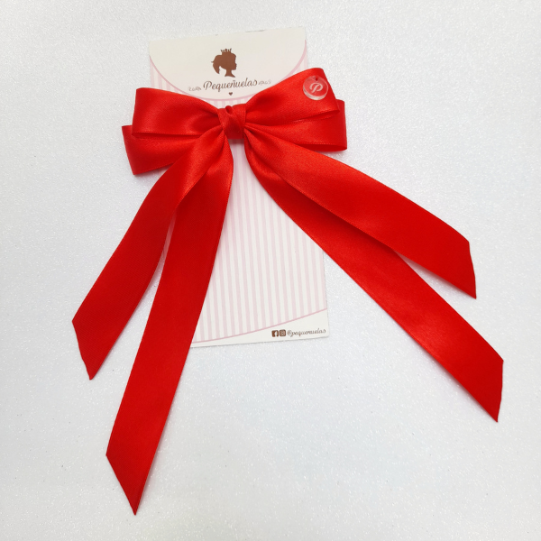Producto - Moño Melanie Rojo
