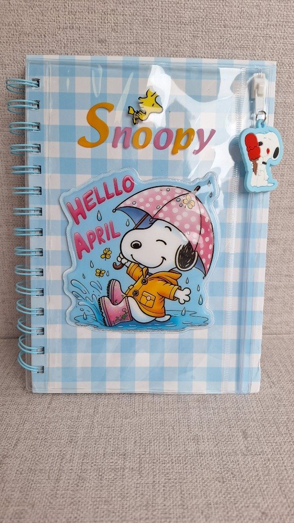 Producto - Cuaderno Snoopy con cartuchera - 0