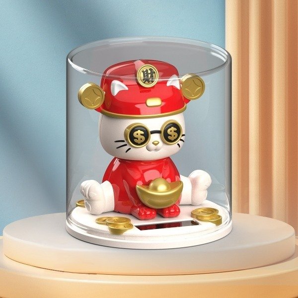 Producto - ADORNO SOLAR GATO
