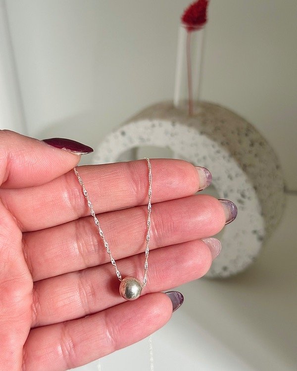 Producto - Cadena singapur con bolita pasante