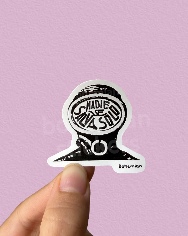 Producto - NADIE SE SALVA SOLO #4 - Sticker individual El Eternauta (PREVENTA)