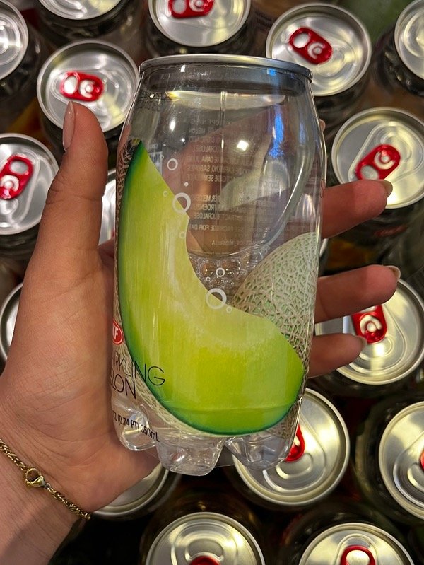 Producto - Lata Agua Gasificada- Sabor Melón