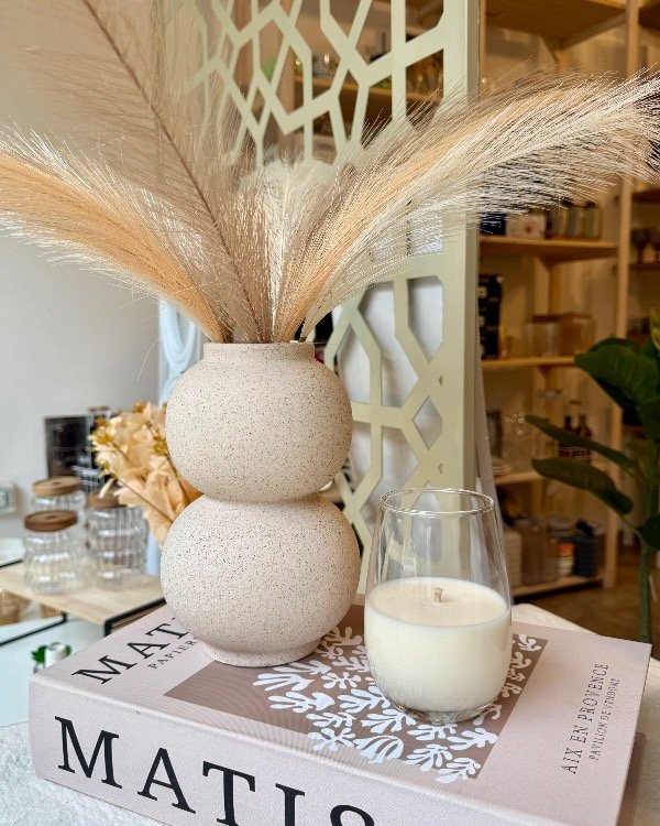 Producto - FLORERO DE CERÁMICA ARENADO GLOBO