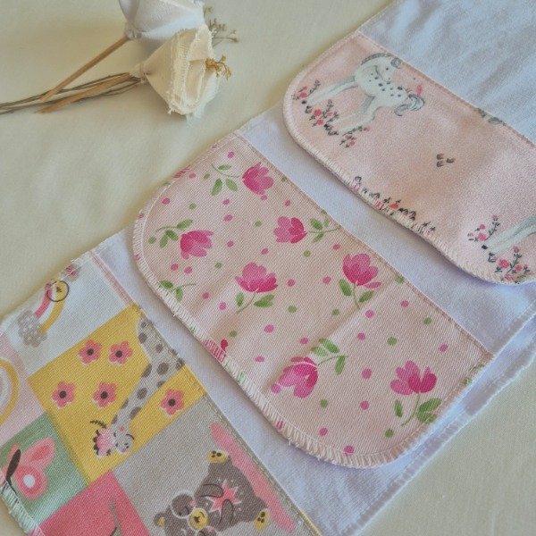 Producto - Packs x 3 babitas de algodón rosas