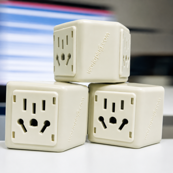 Producto - Adaptador Enchufe Doble 220v A 2 Tomas Diferentes Patas