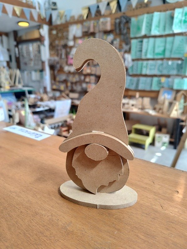 Producto - Gnomo 2d mdf navidad