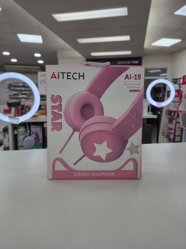 Producto - Auricular STAR AI-19 con Cable y Microfono Aitech AIAU051061B