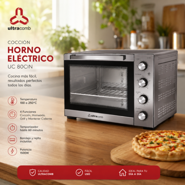 Producto - HORNO ELÉCTRICO ULTRACOMB UC 80CIN