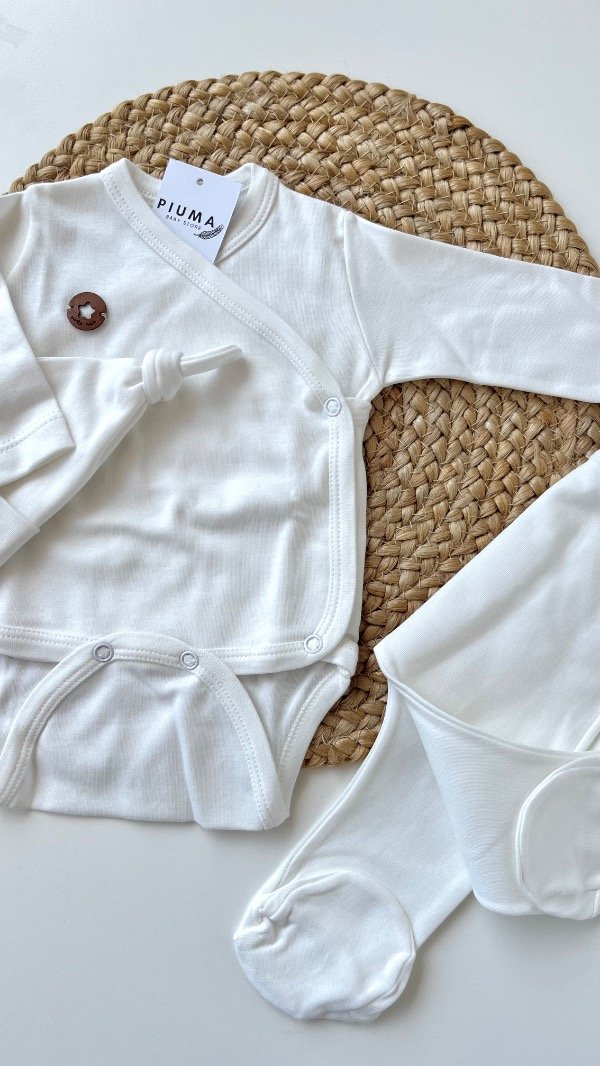 Producto - Ajuar cruzado pima Natural - 1