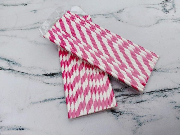 Producto - Sorbete / palitos blanco con rosa