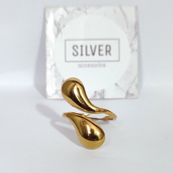 Producto - Anillo chunky gota doble talle17 AD
