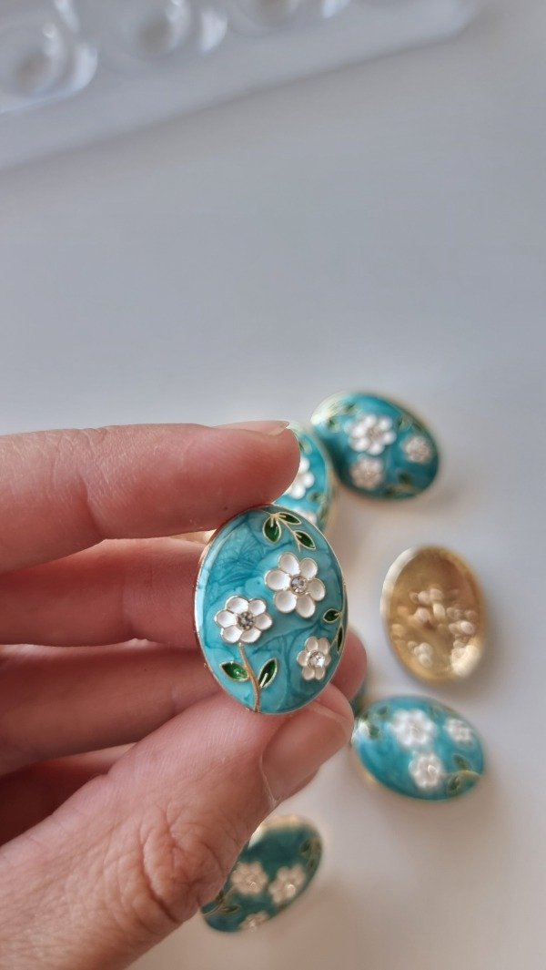 Producto - Botón ovalado elegante 22mm modelo 4