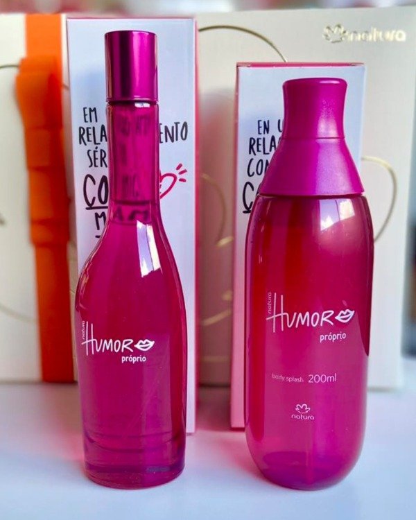 Producto - Kit Perfume + Body splash Humor Rosa