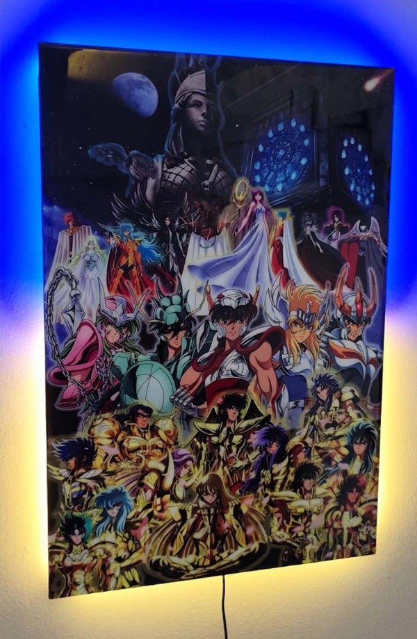 Producto - CUADRO CON RESINA DE SAINT SEIYA (Todos los personajes)