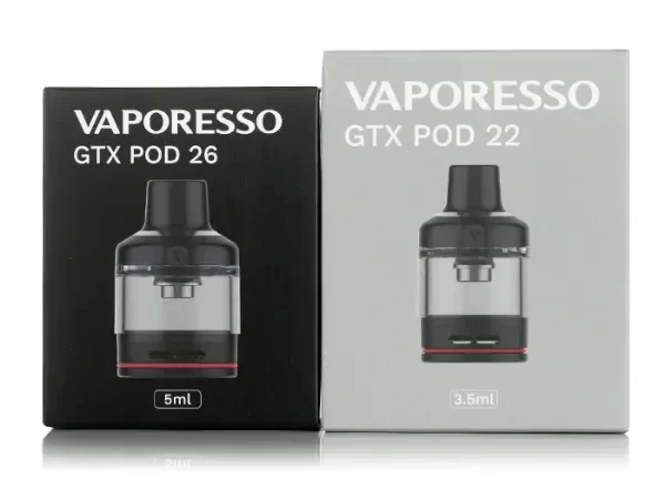 Producto - Tanque para Recambio VAPORESSO - GTX POD 26 - GTX (5ml) y 22 (3,5 ML)