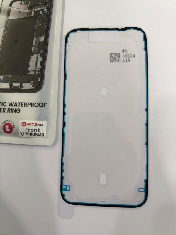 Producto - STICKER SELLO DE AGUA -DISPLAY- IPHONE 17 PRO MAX (G-OCA PRO)