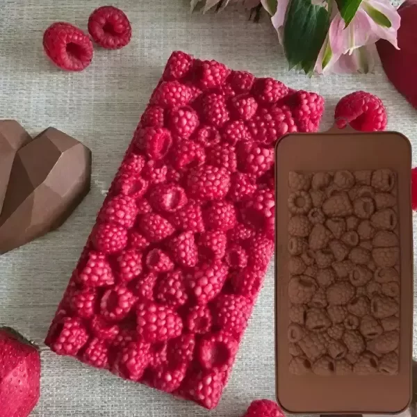 Producto - Molde silicona tableta choco frambuesas - 2