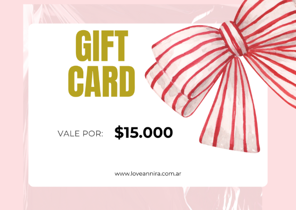 Producto - GIFT CARD VOUCHER 15000