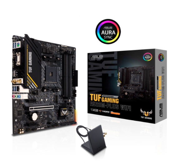 Producto - MOTHER ASUS (AM4) TUF GAMING A520M-PLUS WIFI